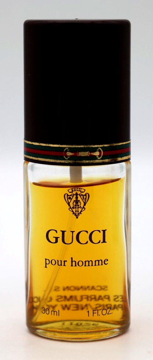 Vintage GUCCI POUR HOMME 30ml / 1 oz EDT Original Formula 1990s