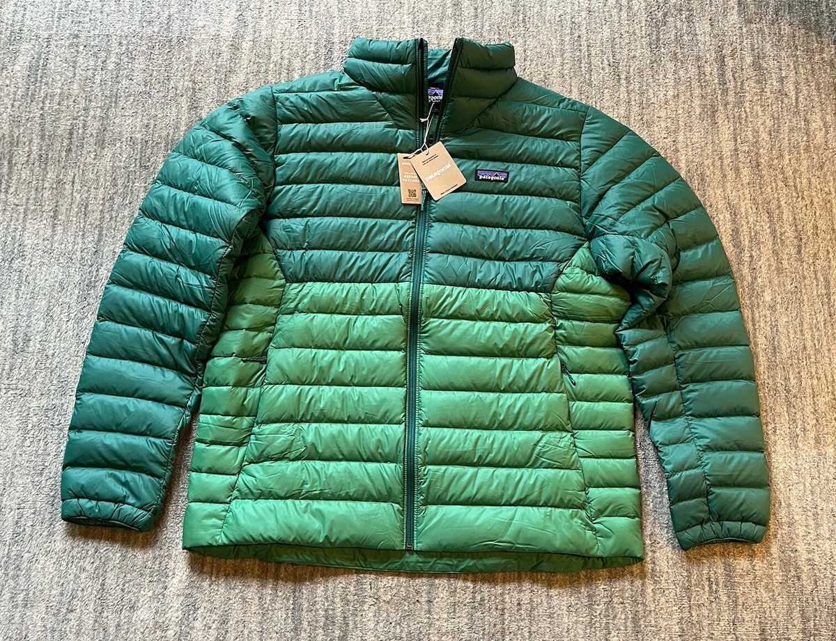 New Patagonia Men's Down Sweater Jacket 84675 Gather Green Size XL