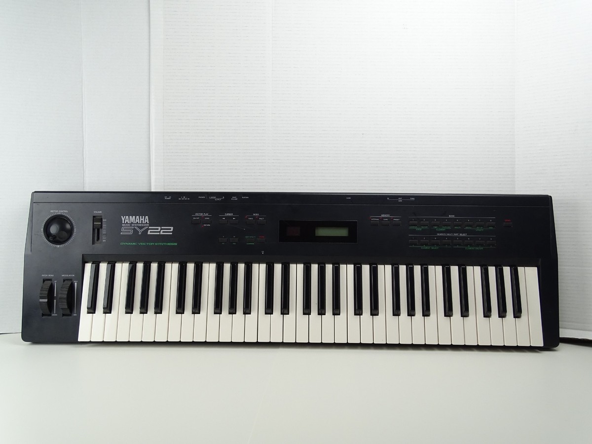 YAMAHA SY22 Synthesizer Keyboard 61 Keys Music As Is Parts Only | eBay