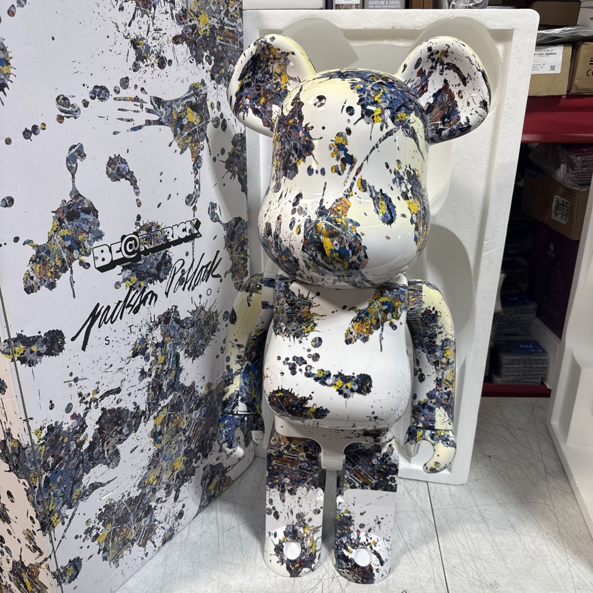 BE@RBRICK Jackson Pollock Studio (SPLASH) 1000% | eBay