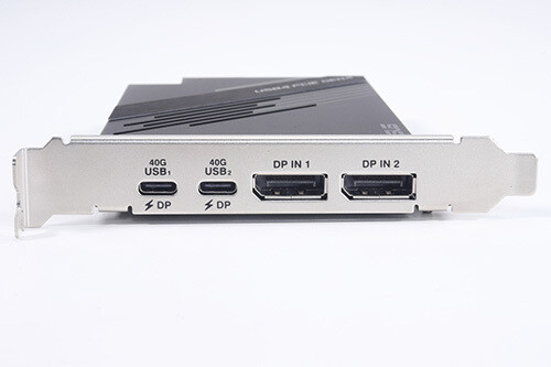 ASUS USB4 PCIe GEN4 CARD Dual USB-C DisplayPort 1.4 PCIe 4.0