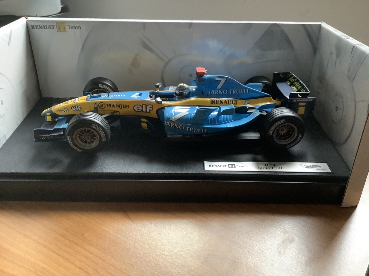 Hot Wheels Racing Renault F1 Team R24 Jarno Trulli Diecast 1:18