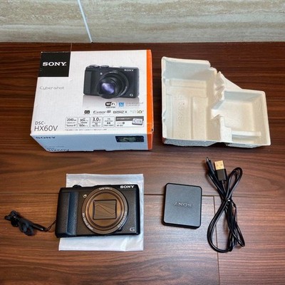 Sony Cyber-shot DSC-HX60V 20.4MP Digital Camera - Black for sale