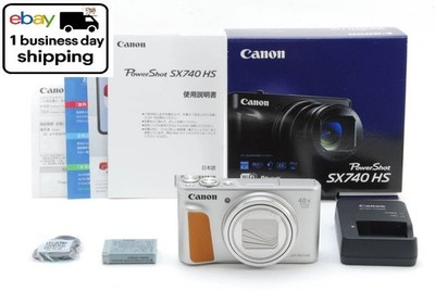 NEW Canon PowerShot SX740 HS Silver Compact Digital Camera 20.3MP