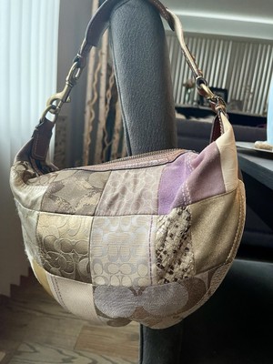 Vintage. Coach Patchwork Hobo Shoulder Bag | eBay