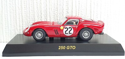 1/64 Kyosho FERRARI 250 GTO RACING #22 1962 Le Mans RED diecast