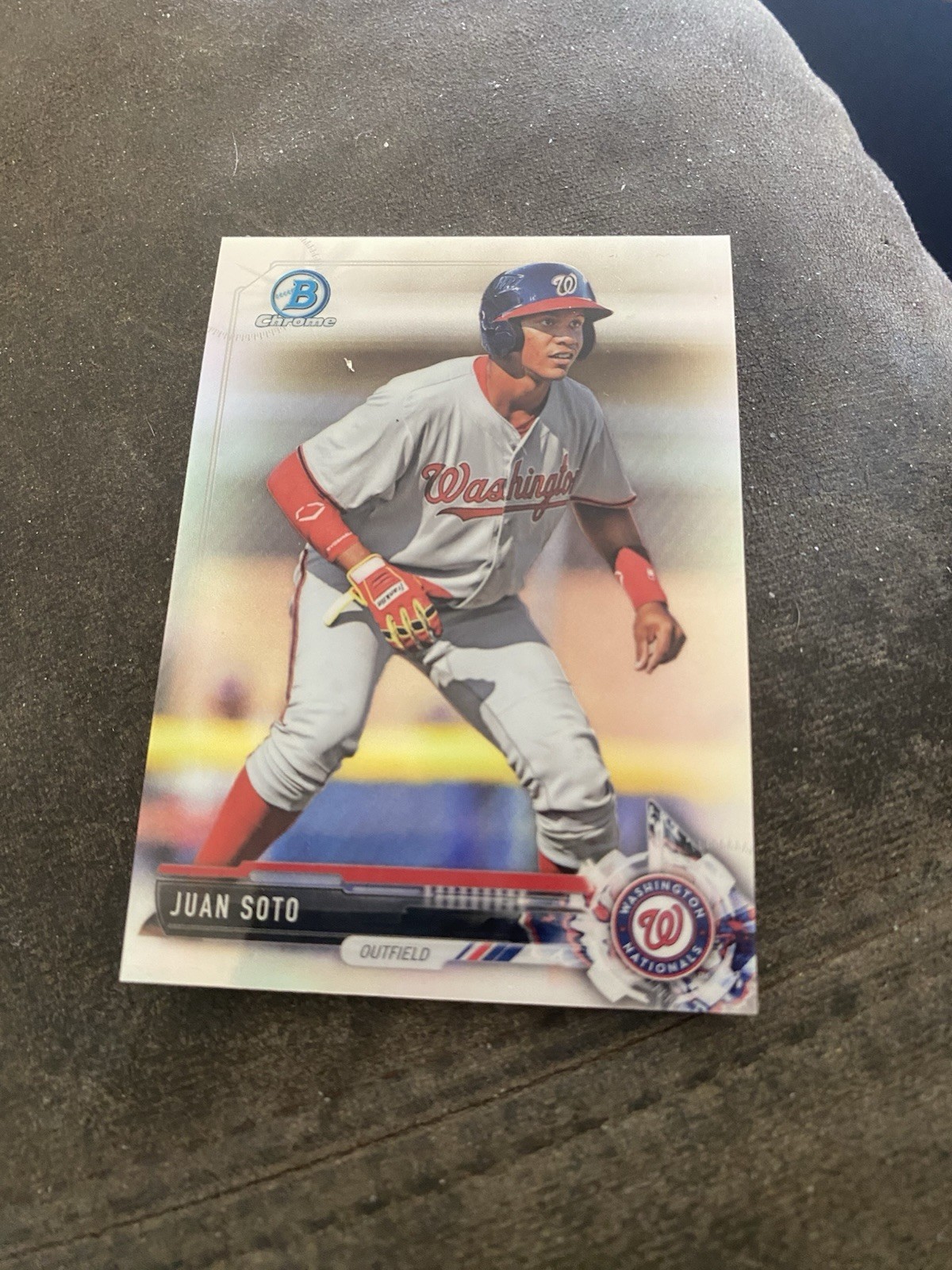 スポーツ選手 MLB 2017 JUAN SOTO CHROME ref Juan Soto 2017 Bowman