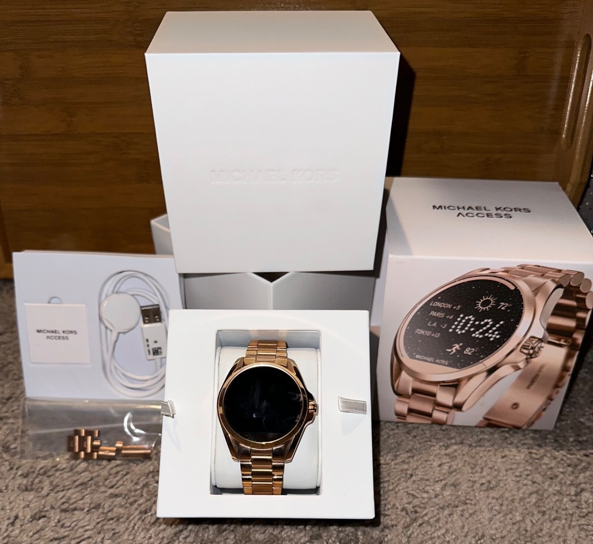 Michael Kors Bradshaw Touchscreen Smart Watch - MKT5004 - ROSE