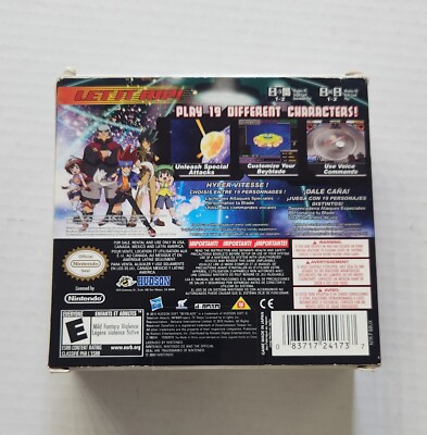 Beyblade Metal Fusion (Nintendo DS) Toysrus Exlcusive Cyber