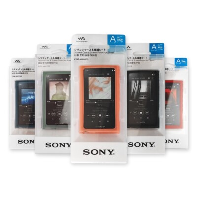 Silicone Case & screen protector For Sony Walkman NW-A105 A106 CKM