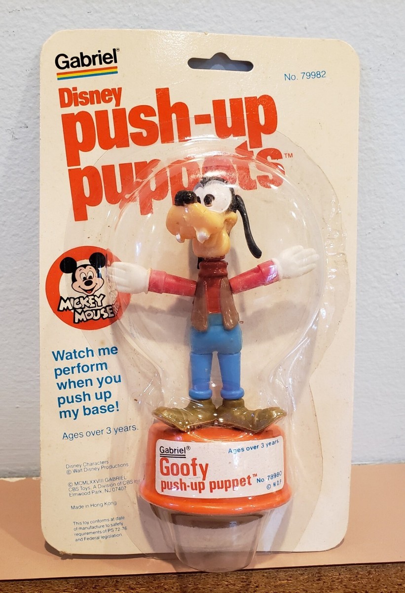 Vintage Disney Goofy Push-Up Puppet Gabriel Toy WDP 79982 | eBay
