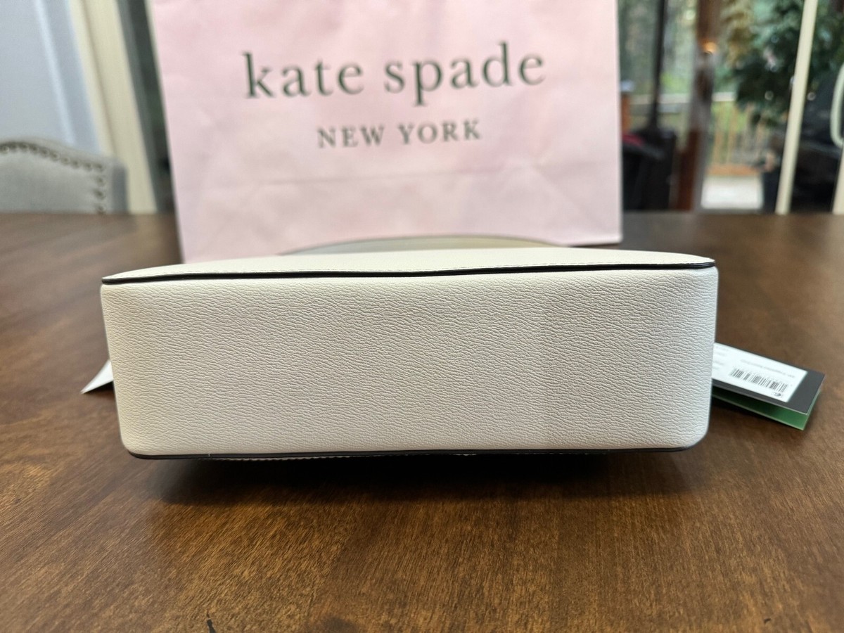 Kate Spade Katy Dragonfly Embellished Straw Medium Shoulder Bag