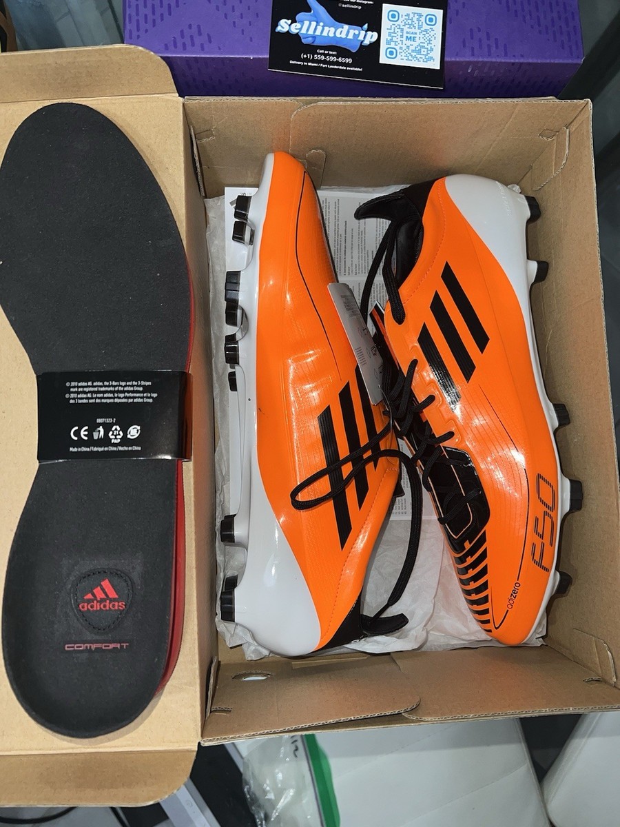 Adidas F50 Adizero Orange FG Limited Cleats NEW with Tags RARE
