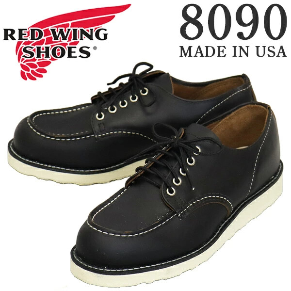 RED WING 8090 Classic Moc Oxford BLACK(PRAIRIE) NEW in Box free