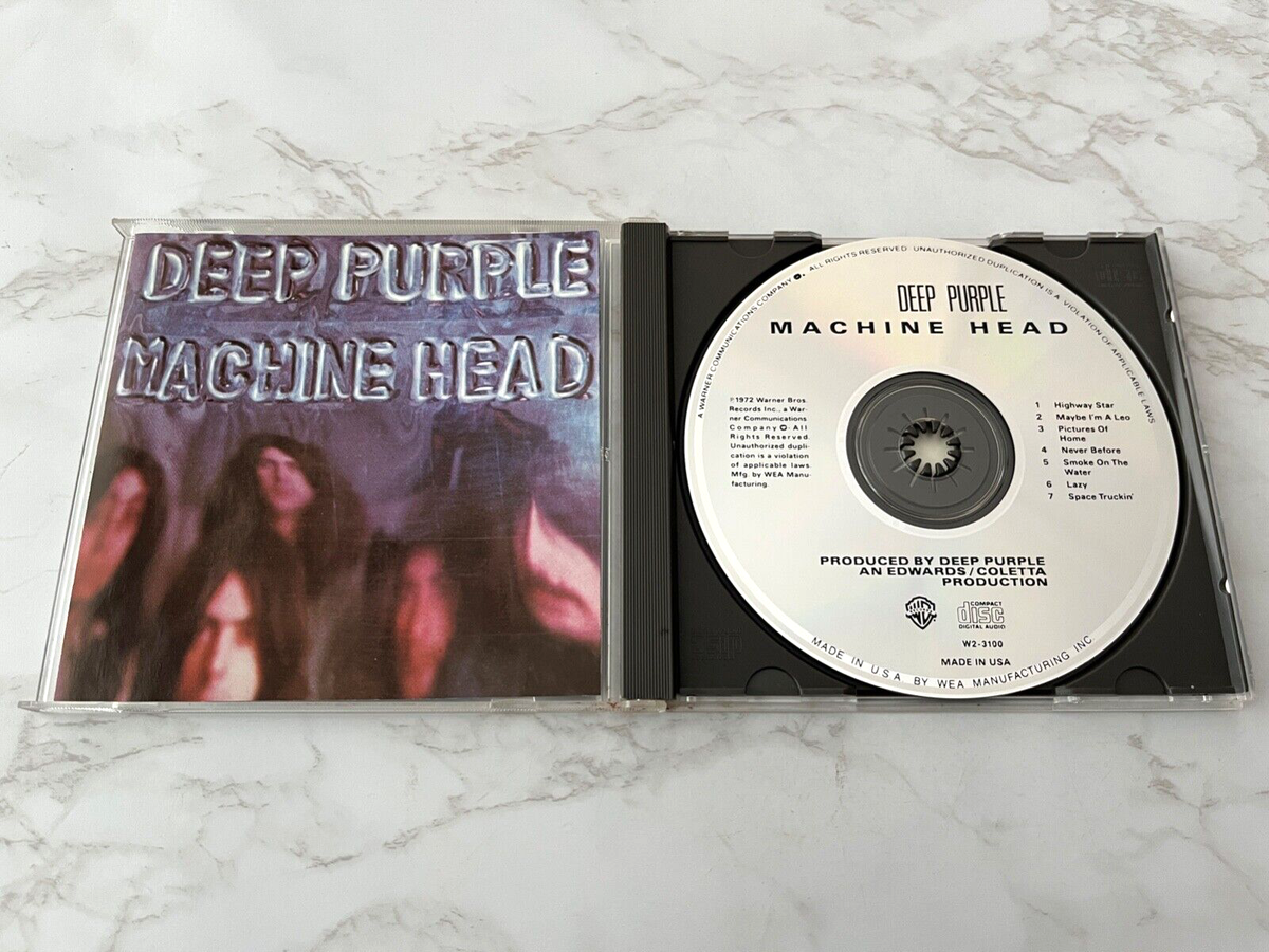Deep Purple Machine Head CD ORIGINAL EARLY PRESS! Warner W2-3100