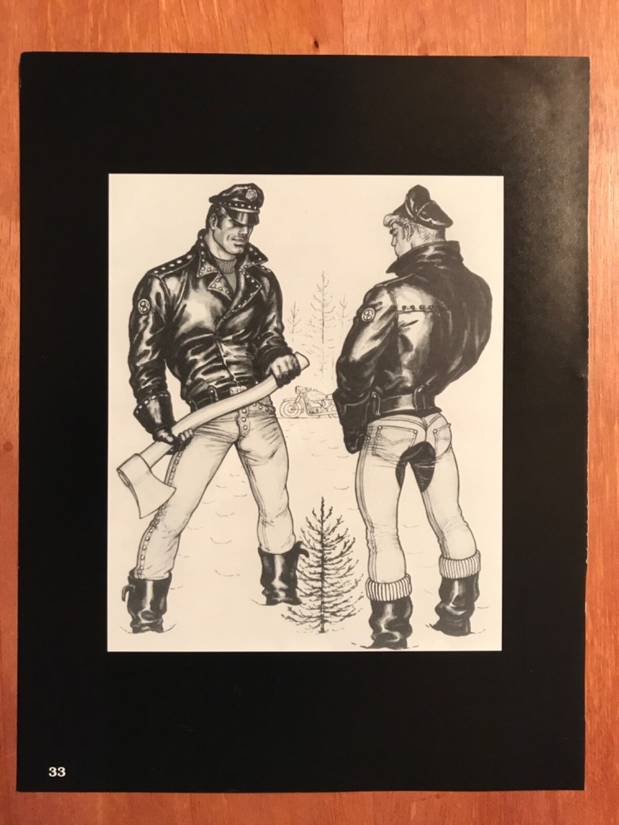 Art Page/Print TOM of FINLAND Book Retrospective #3 1997 Merry