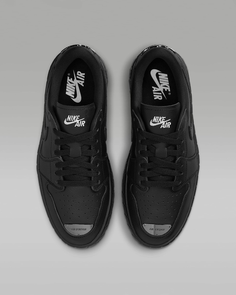 Nike Women's Air Jordan 1 Brooklyn Low - Black/White - HF3184-001