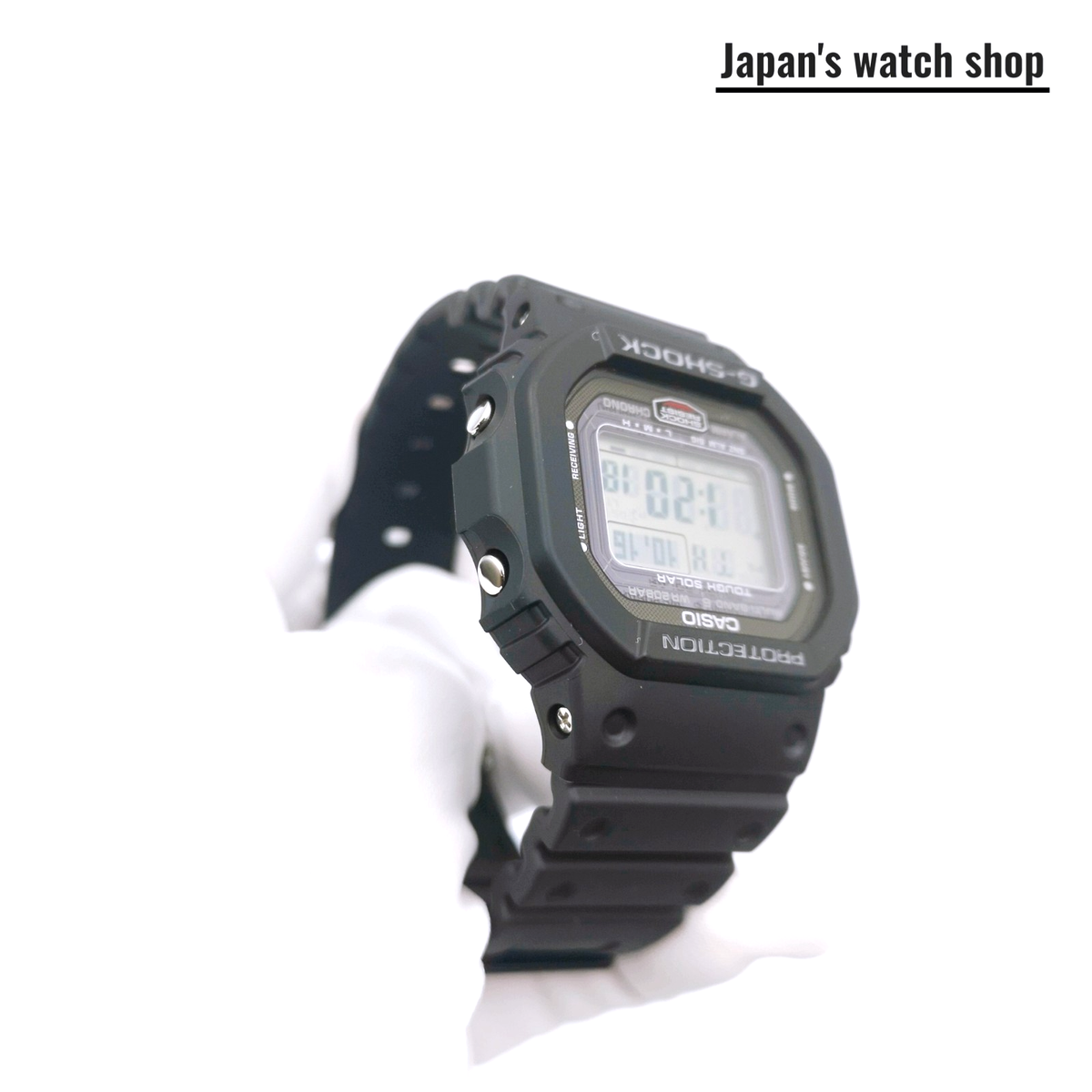 CASIO G-SHOCK GW-5000U-1JF Black Solar Radio Digital Men's Watch