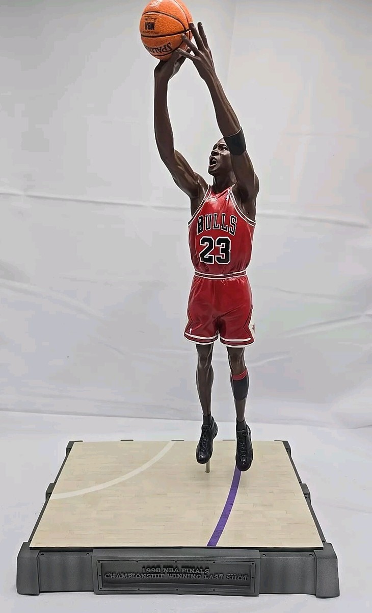 Michael Jordan 1998 NBA Finals Last Shot Statue Upper Deck Pro