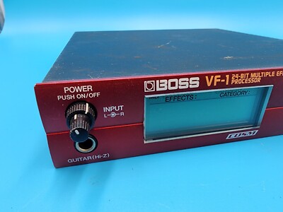 BOSS VF-1 Guitar Multi Effect Processor 24 Bit Half Rack Audio EQ