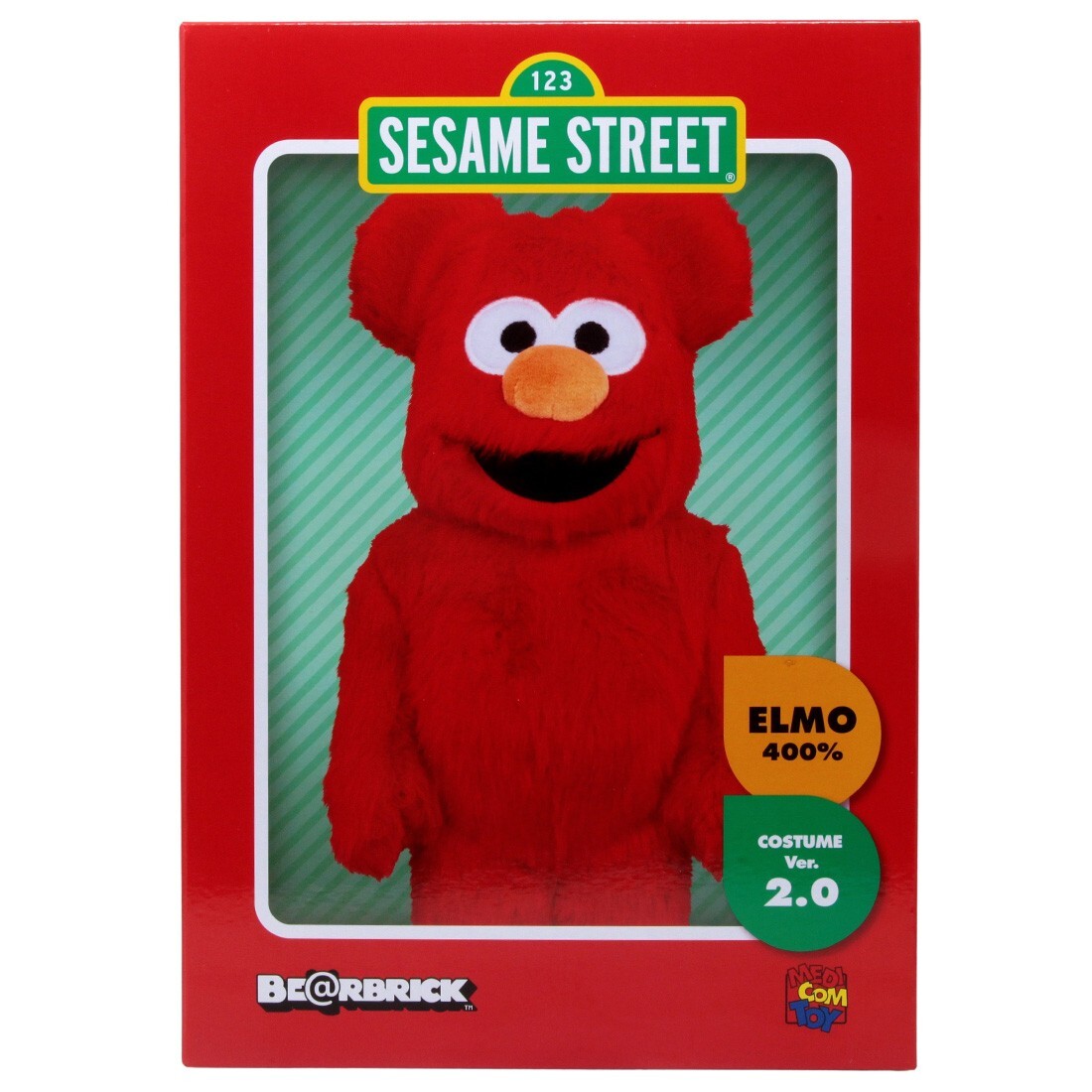 Medicom Sesame Street Elmo Costume Ver. 2.0 400% Bearbrick Figure