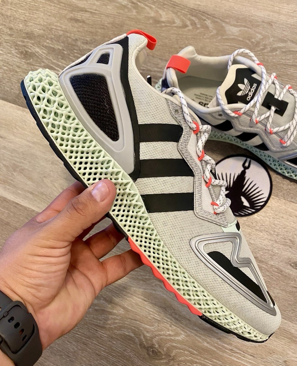 Adidas ZX 2K 4D 'Faint Mint Green' Core Black Running Shoes FW2003