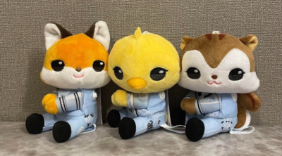 SHINee MINHO KEY TAEMIN ANIMAL COORDY Mini Plush Doll 13cm Set of