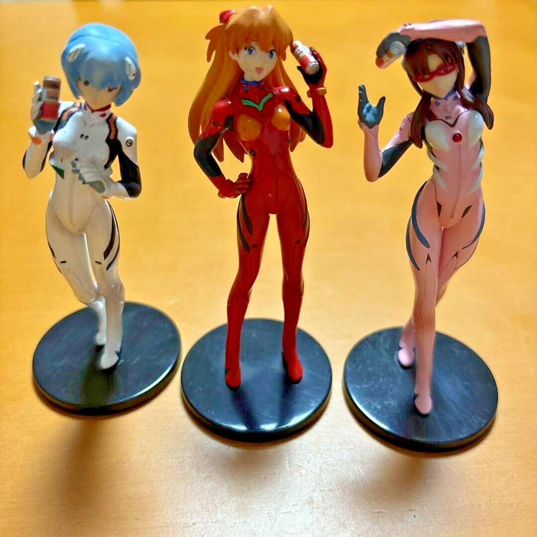 Evangelion x UCC Coffee Figure Asuka Mari Rei Ayanami No Case Ver