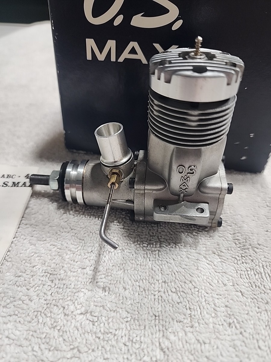Os Max 45 FSR. W/ BOX 743 Muffler, NO CARBURETOR TURNS FREELY | eBay