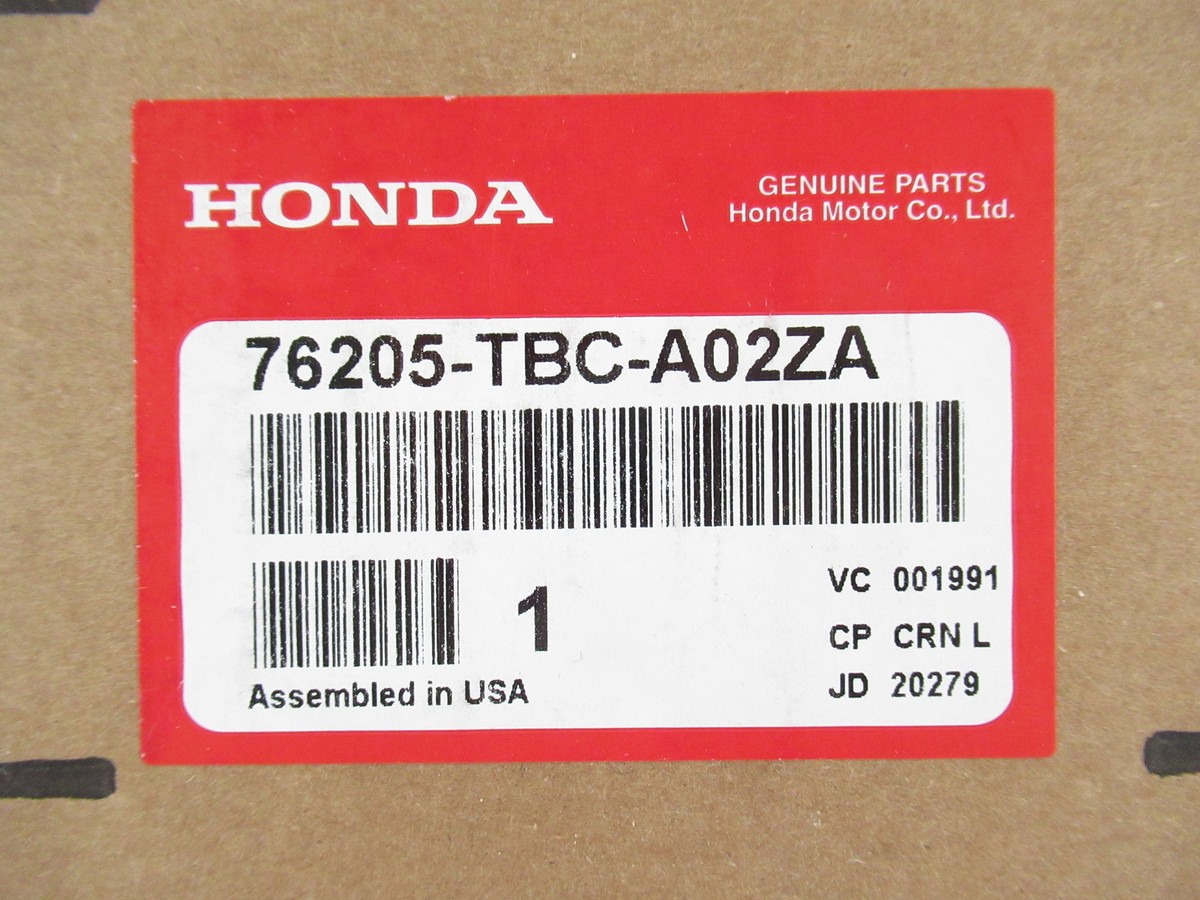 Genuine OEM Honda 76205-TBC-A02ZA Passenger Side Mirror Housing