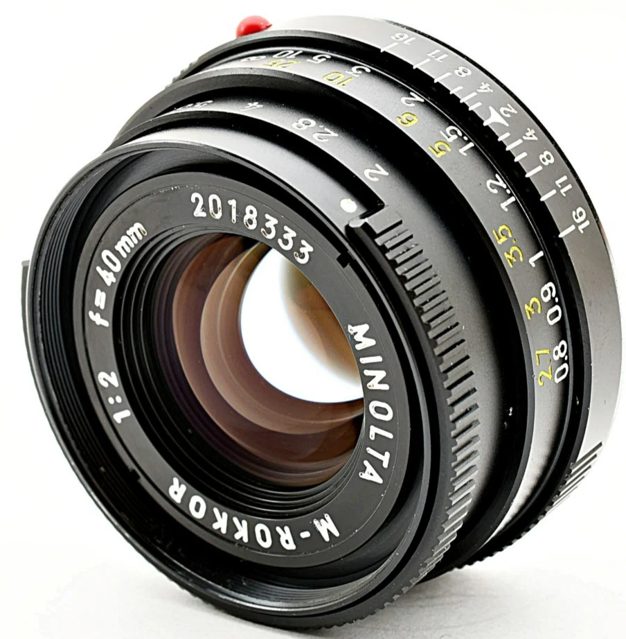 Minolta M Rokkor 40mm F2 for sale - eBay