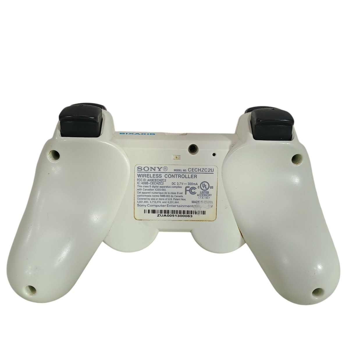 Sony PlayStation DualShock 3 White - OEM Model: CECHZC2U / PS3