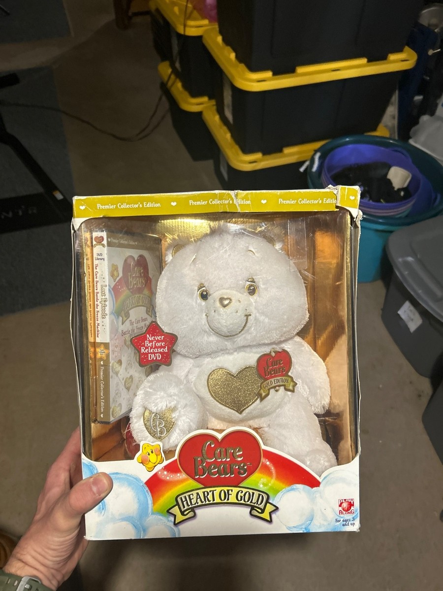 Care Bears White Heart of Gold Bear Premier Collector Edition