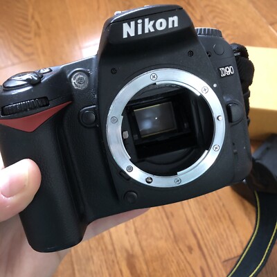 Nikon D90 Kit 18-105mm f/3.5-5.6G ED VR Lens Original Box | eBay