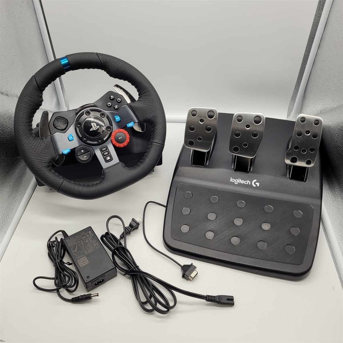 Logitech G29 Driving Force Racing Wheel and Floor Pedals for PS5