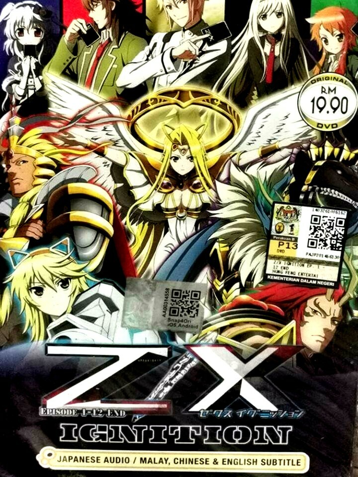DVD Anime ZX Ignition Episode 1-12 End English Subtitle Last for