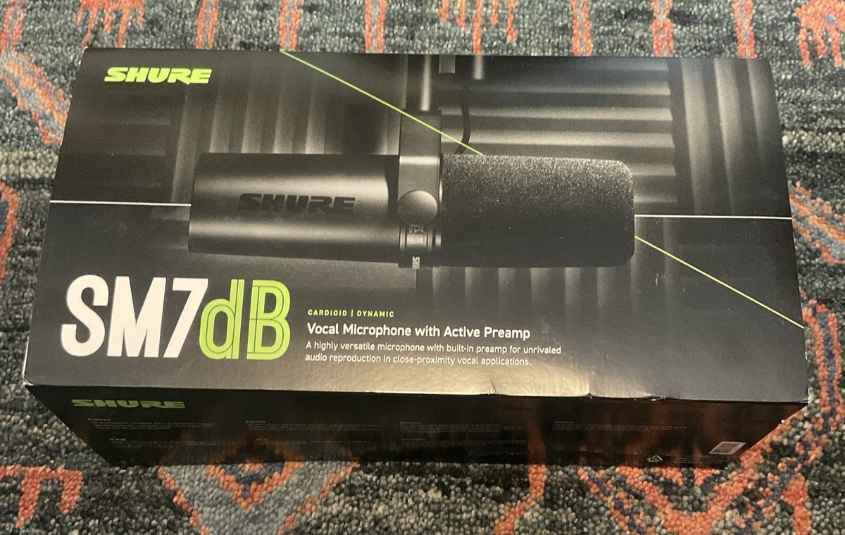 Shure SM7dB Cardioid Dynamic Vocal Microphone 741477768870| eBay