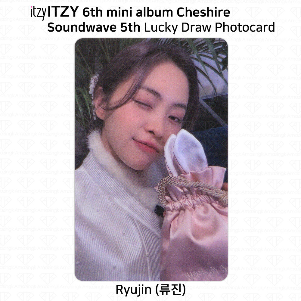 ITZY 6th Mini Album Cheshire Soundwave 5th Lucky Draw Photocard