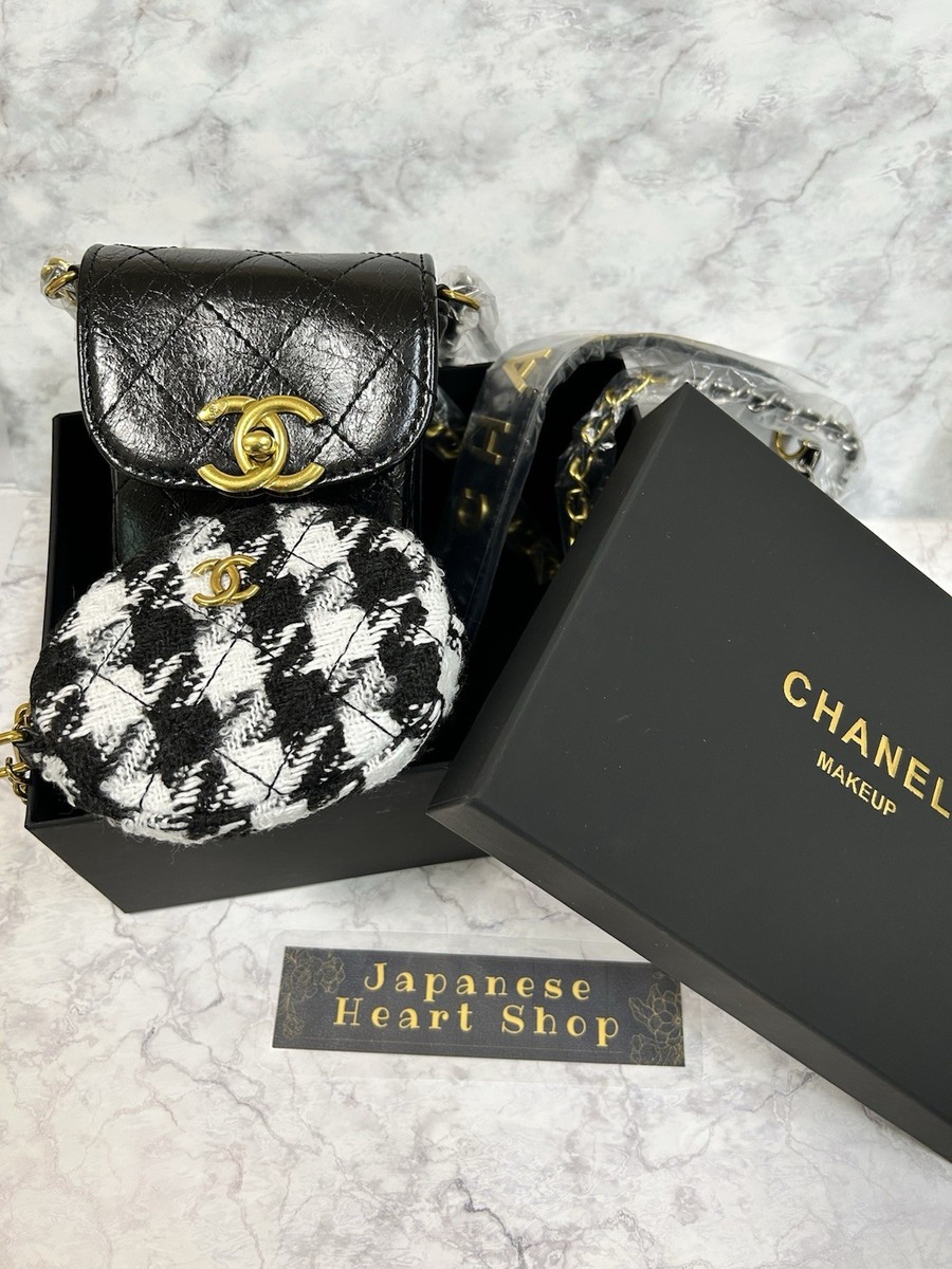 CHANEL BEAUTY Novelty Smartphone Shoulder Pouch ＆ Coin Case Rare