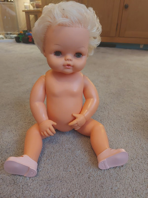Vintage Palitoy Tiny Tears Baby Girl Doll | eBay UK