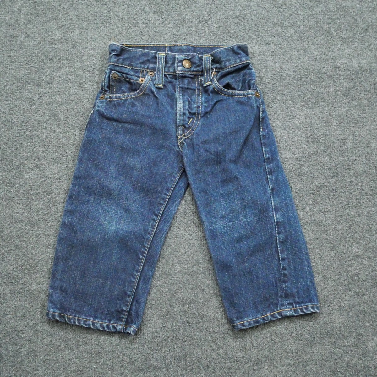 Vintage Levis Big E Jeans Toddler Size 0 Blue Denim Boys Youth