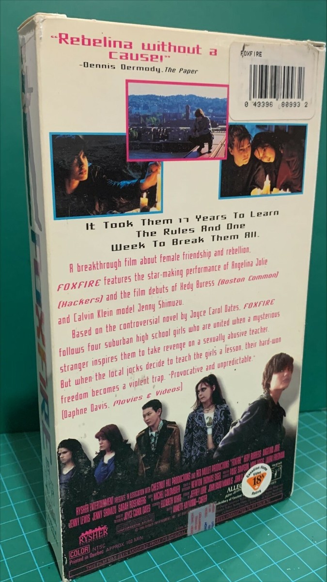 Foxfire [ 1996 VHS ] w/ Angelina Jolie , Jenny Lewis , Jenny