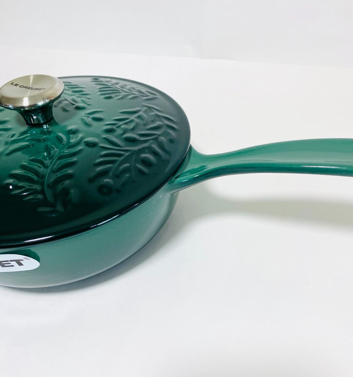 Le Creuset Saucier Artichoke Saucepan 21cm Olive Cast Iron from