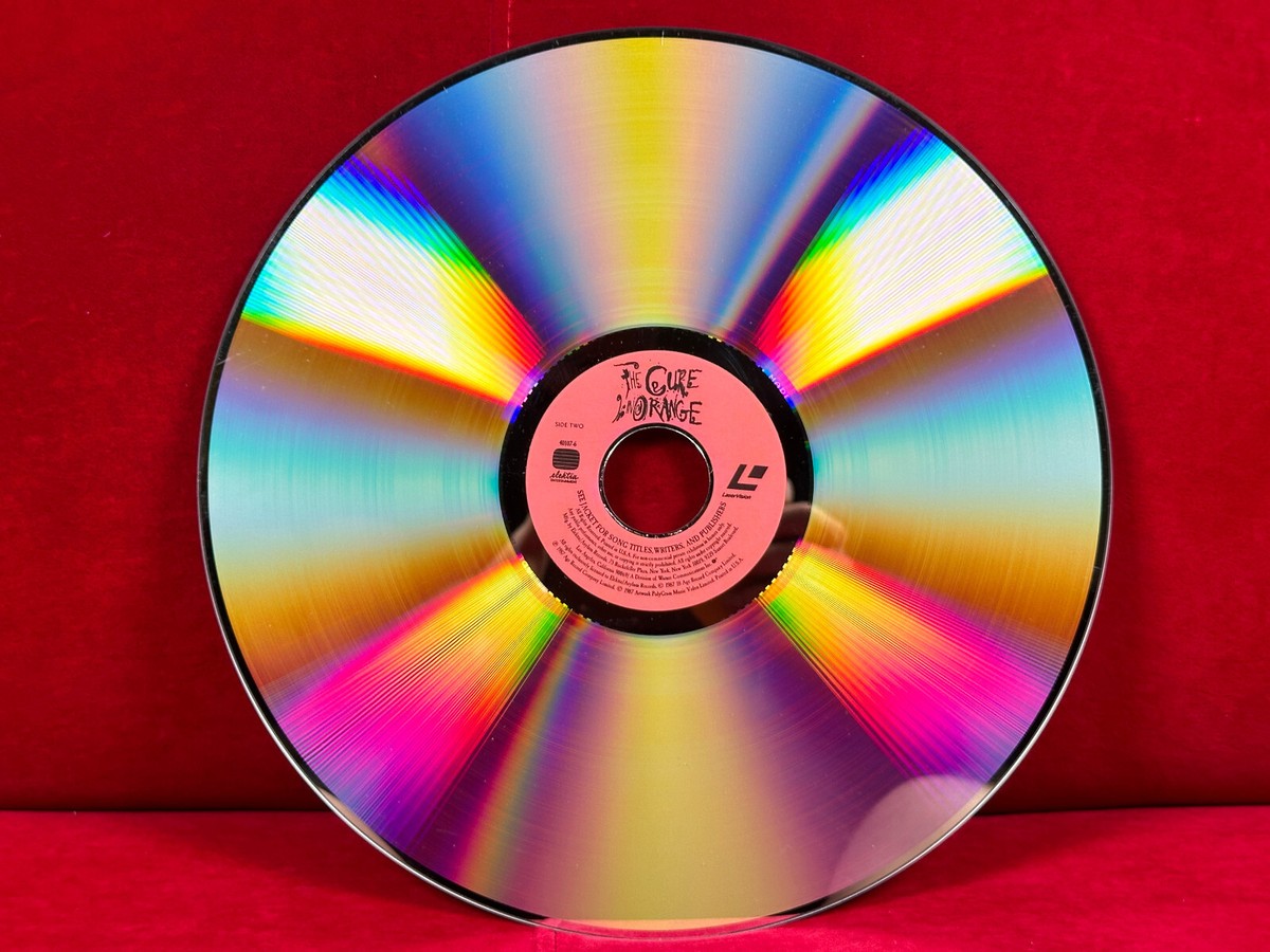 Buy The Cure in Orange Laser Disc Disc Is Flawless Played 3 Times