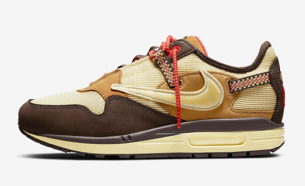 Size 8 - Nike Air Max 1 x Travis Scott Low Baroque Brown for sale