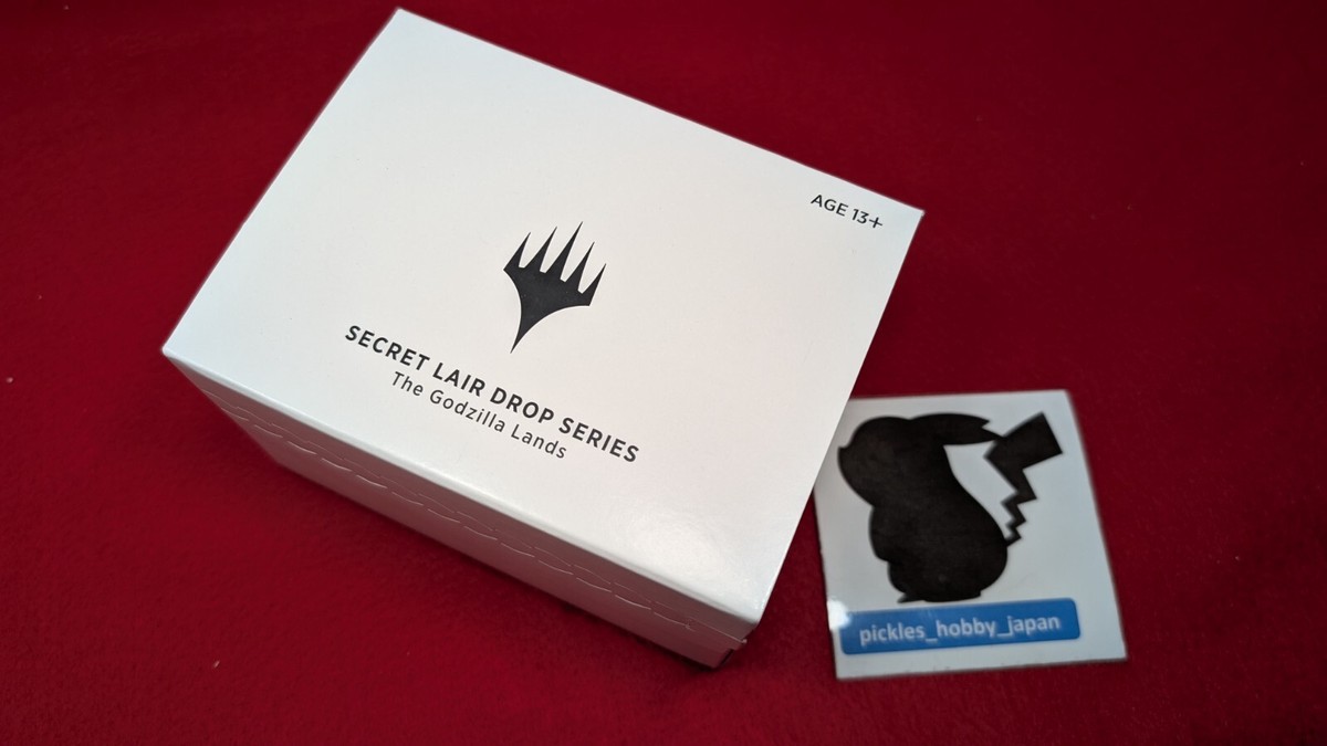 MTG Secret Lair The Godzilla Lands In Hand Brand New Sealed BOX | eBay