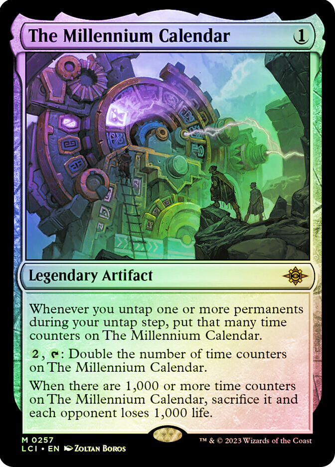 MTG FOIL The Millennium Calendar - The Lost Caverns of Ixalan #257