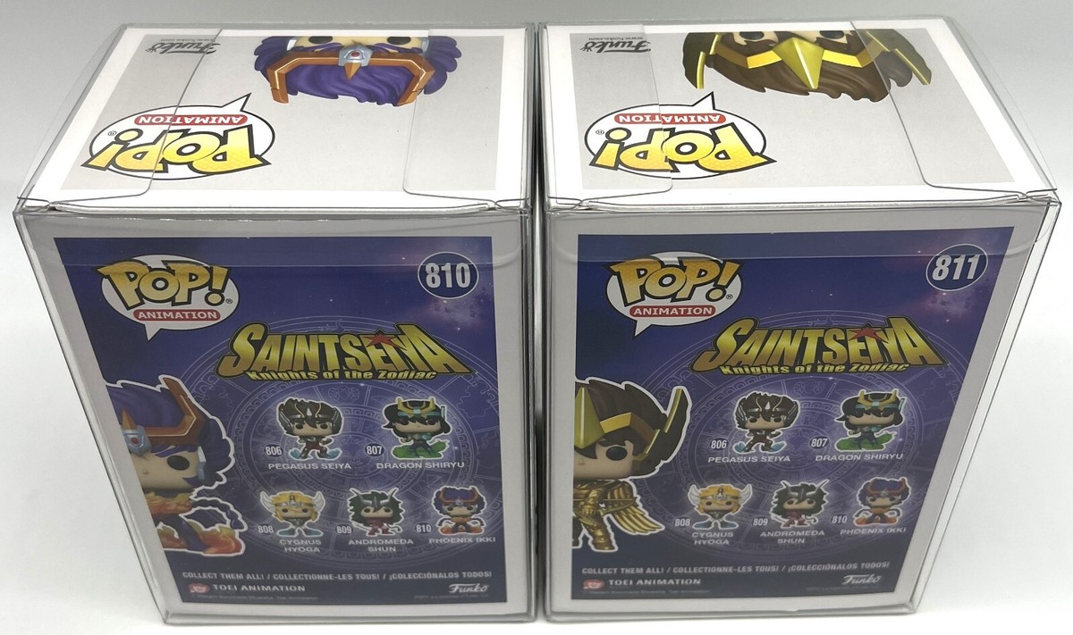 Funko Pop! Saint Seiya Phoenix GITD SE #810 & Sagittarius Seiya AE