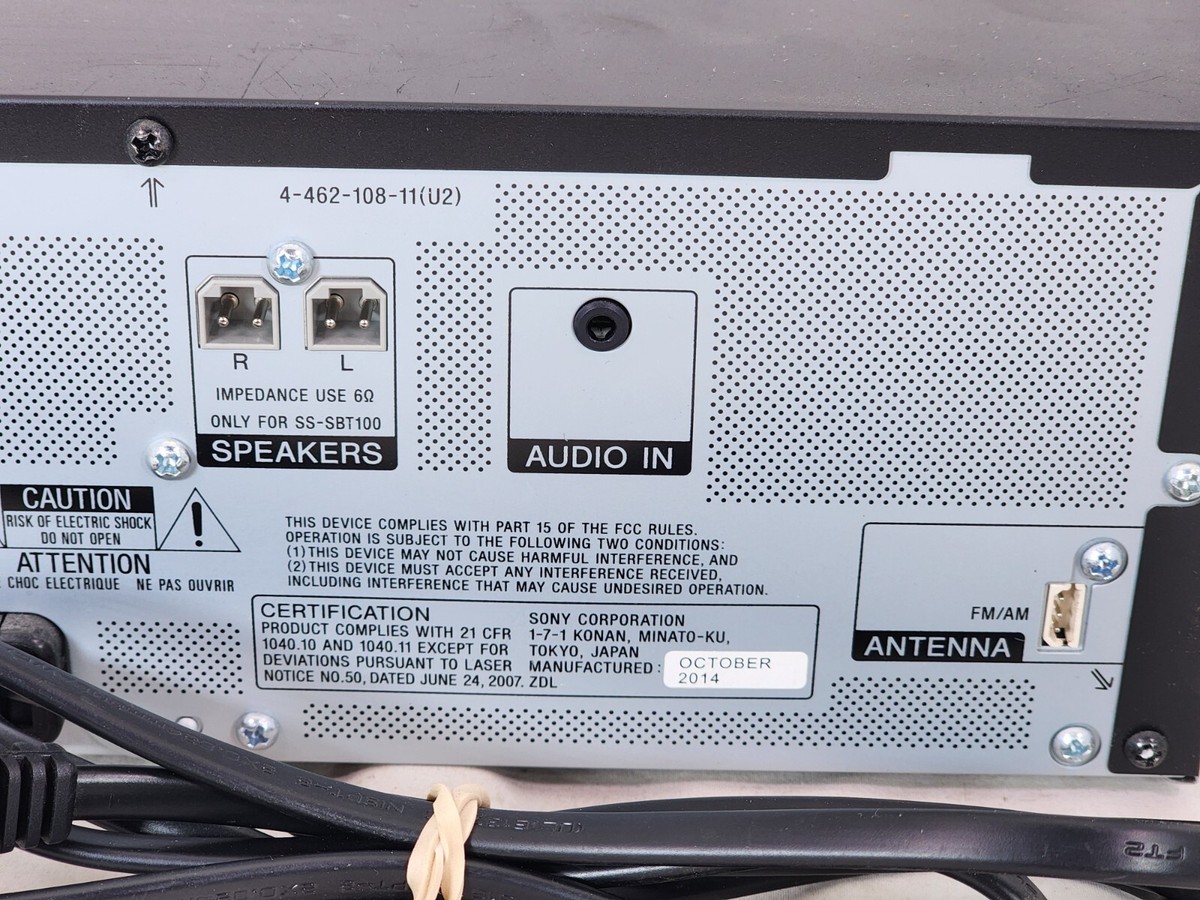 Sony CMT-SBT100 Compact CD Disc Receiver Stereo Speaker System | eBay