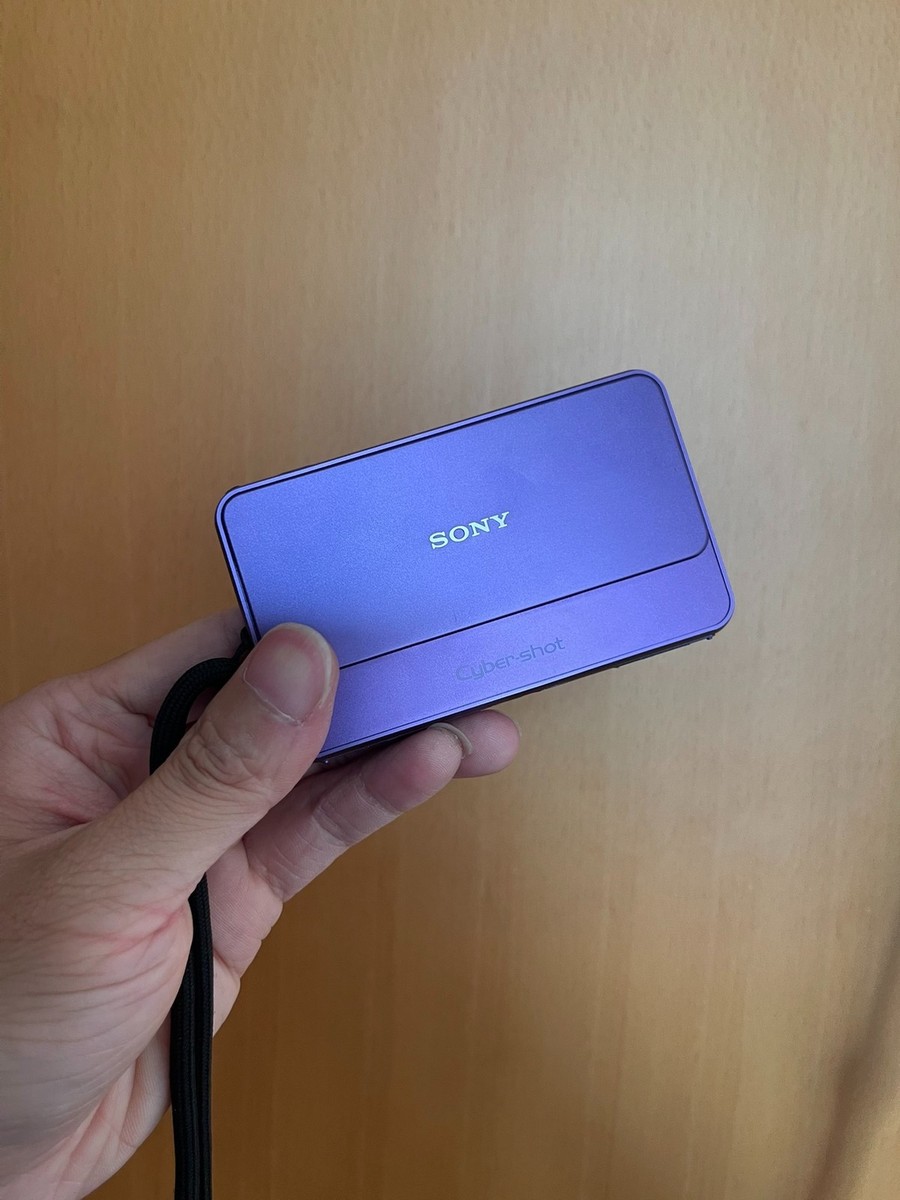 SONY Cyber-Shot DSC-T99 Purple Digital Camera Tested all good work